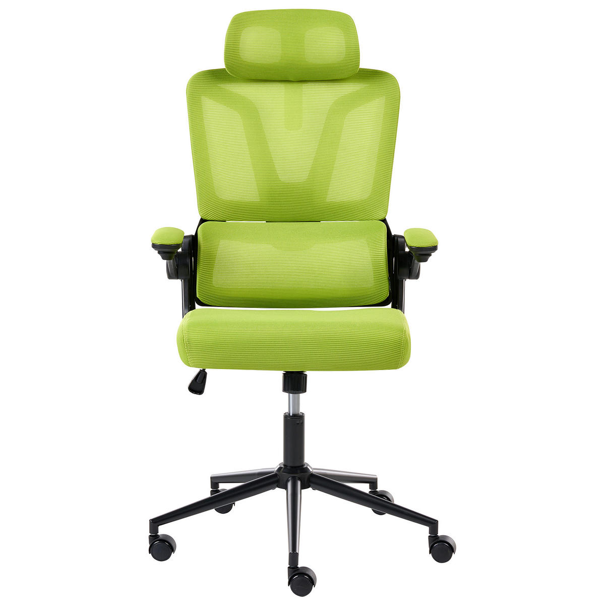 BÜROSTUHL Grün Kryos - Grün, Textil (64/116/64cm) - Beliani