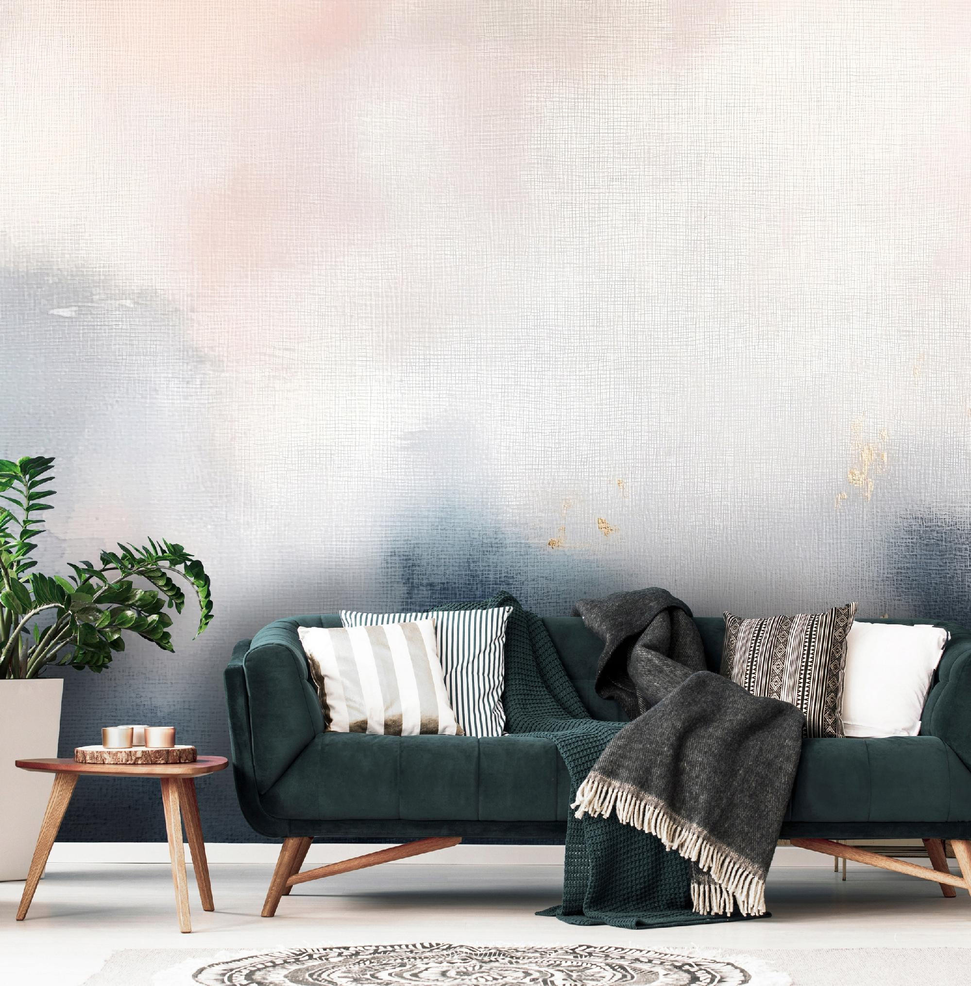 FOTOTAPETE Abstrakt Gold Grau Tapete Wohnzimmer Schlafzimmer 150x105 - Multicolor, Papier (150/105cm) - Wallarena