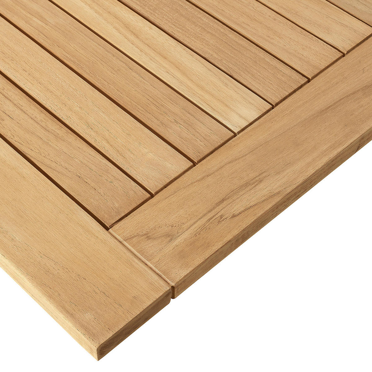 GARTENTISCH - Teak massiv / Edelstahl - Ausziehfunktion - Silberfarben/Braun, Holz/Metall (90/150/75cm) - home24