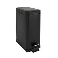MÜLLEIMER STM10 10L Schwarz - Schwarz, Metall (16/39/34cm) - SVITA