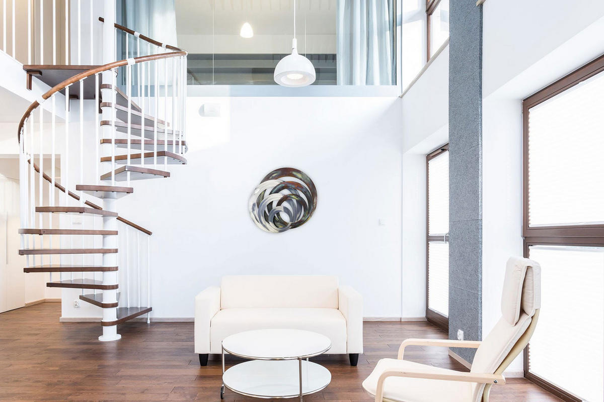 WANDDEKO Braun 86/76 cm - Braun, Metall (4.6/76/5cm) - KUNSTLOFT