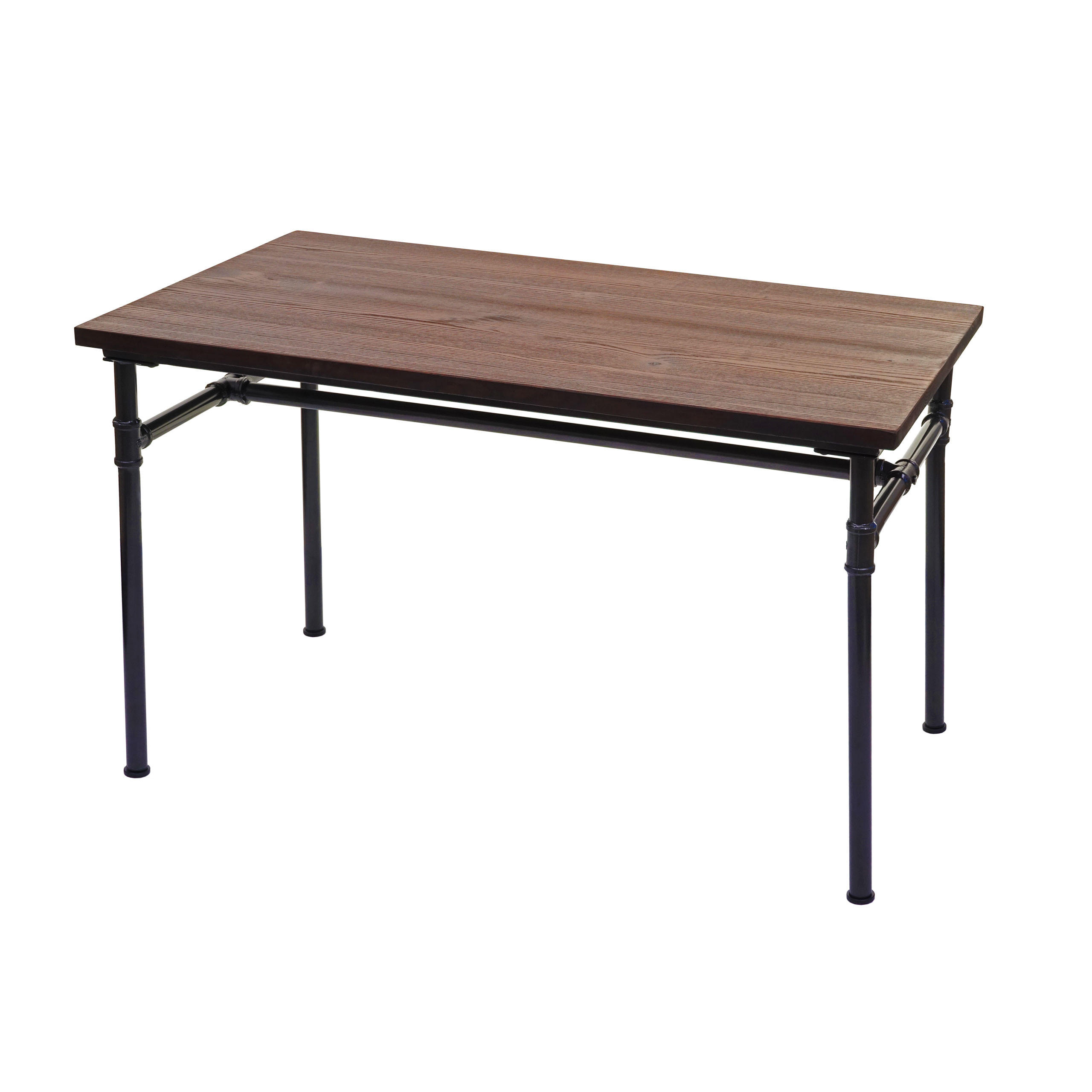 ESSTISCH H10B rechteck Braun - Braun, Metall (70/120/75cm) - MCW