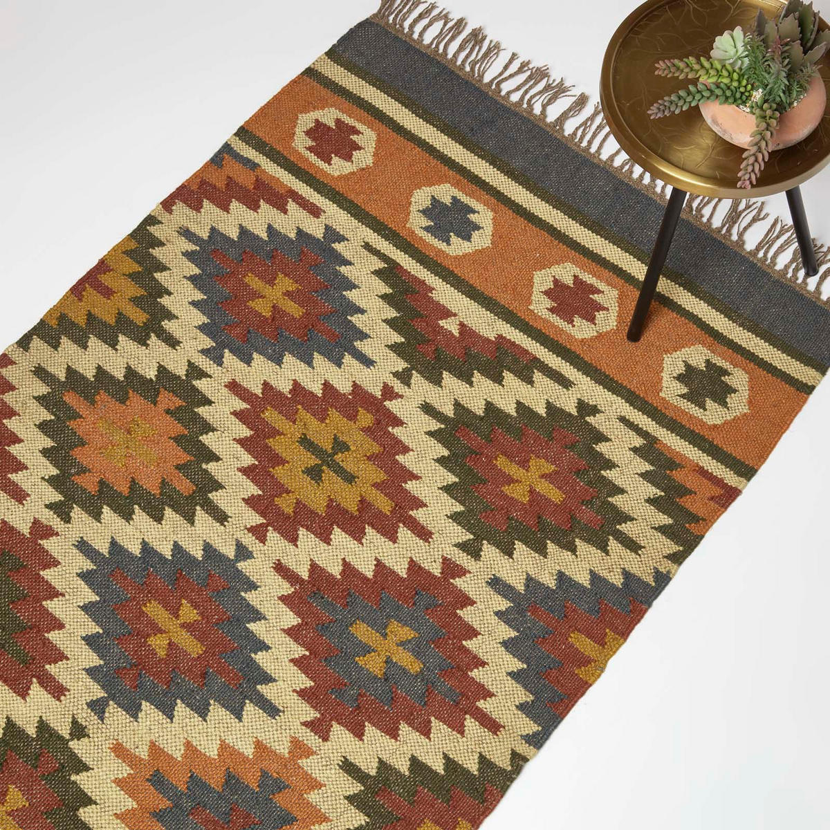 KELIM-TEPPICH Lucea handgewebt 240/300 cm - Multicolor, Textil (240/300cm) - Homescapes