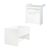 BABYZIMMER-SET Anton 2-teilig - Weiß, Holzwerkstoff (78.5/80/142cm) - Roba