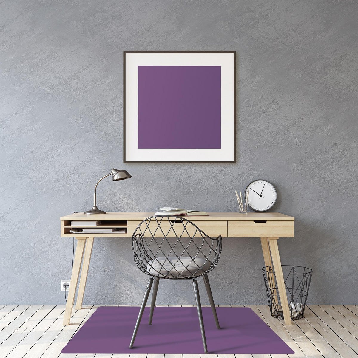 BODENSCHUTZMATTE 100x70 cm Lila - Violett, Kunststoff (70/1.6cm) - ArtPrintCave