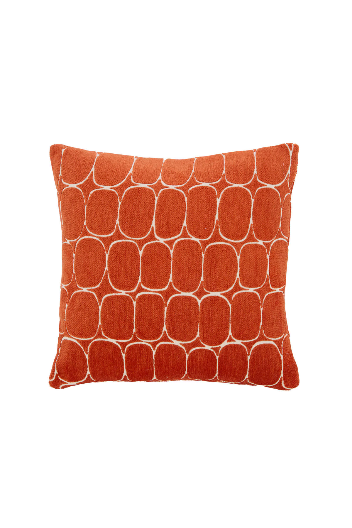 DEKOKISSEN Dothan Rot 45/45/10 cm - Rot, Textil (45/45cm) - Light & Living
