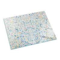 GLASPLATTE für Kamin 80x60 cm Weiß - Weiß, Glas (80/60/0.4cm) - ArtPrintCave