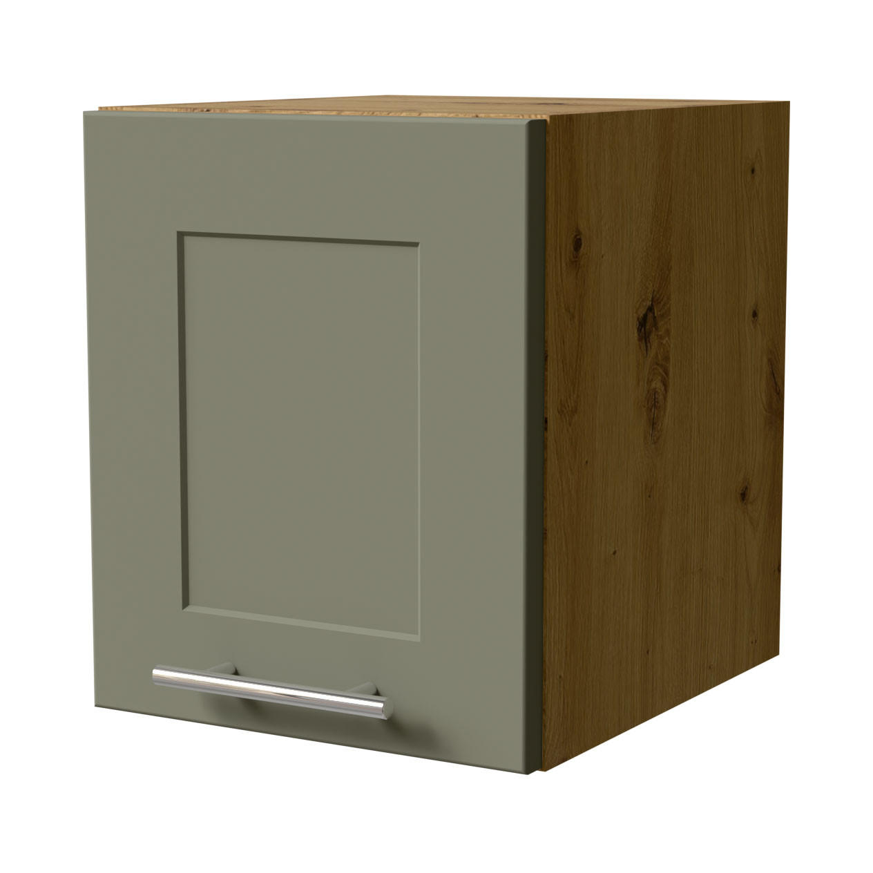 Feldmann-Wohnen Klapphängeschrank Grün, Eiche Artisan 30x36x32.5 cm