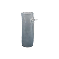 VASE Bird On Branch 9/9/27 cm - Blau, Glas (9.5/27cm) - Present Time