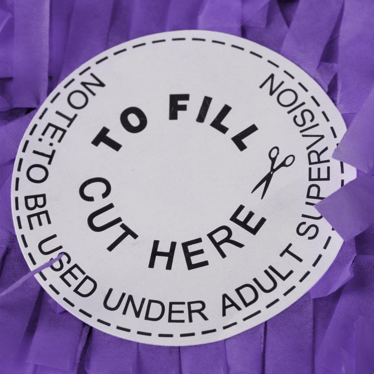 PINATA - Multicolor, Papier/Wellpappe (35/40/9cm) - Relaxdays