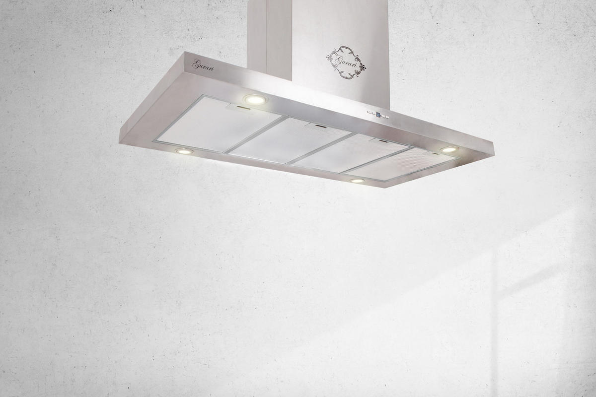 DUNSTABZUGSHAUBE GCH I 431 120 IS Prime N 120 cm Edelstahl - Silberfarben, Metall (120/120/59.2cm) - Gurari