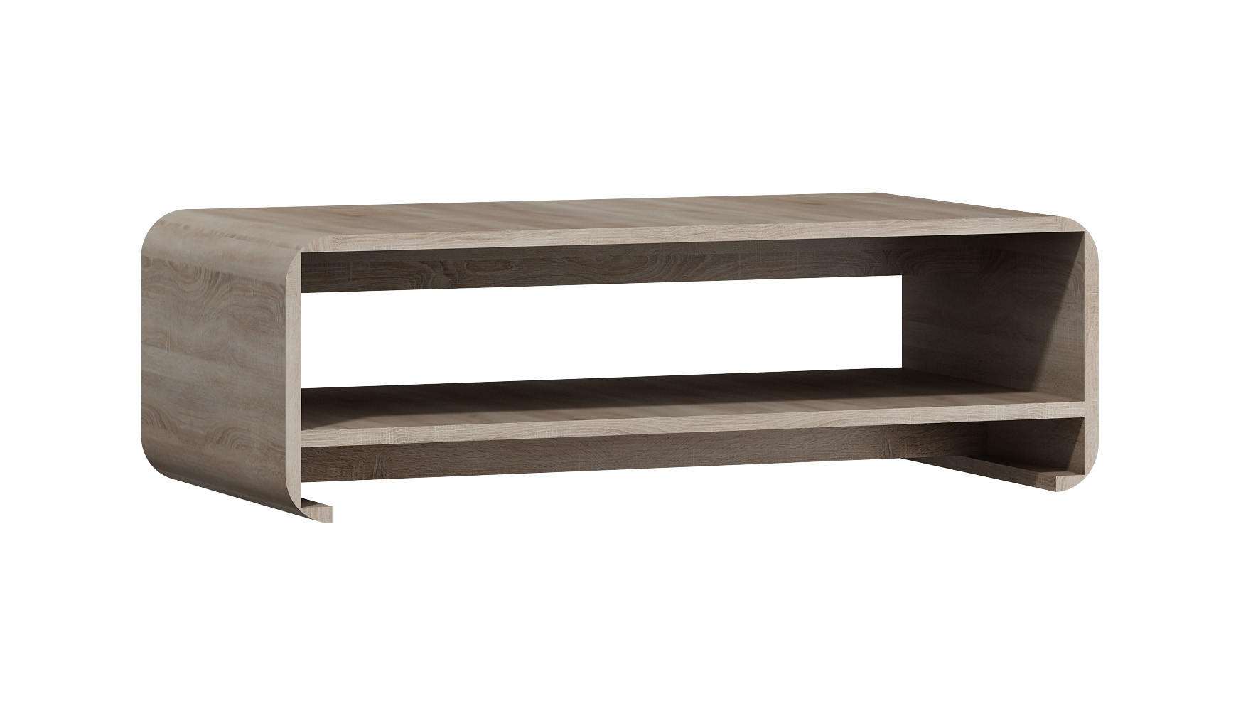 COUCHTISCH Link Sonoma Eiche 120 / 60 / 40cm - Braun, Holz/Holzwerkstoff (60/120/40cm) - Feldmann-Wohnen