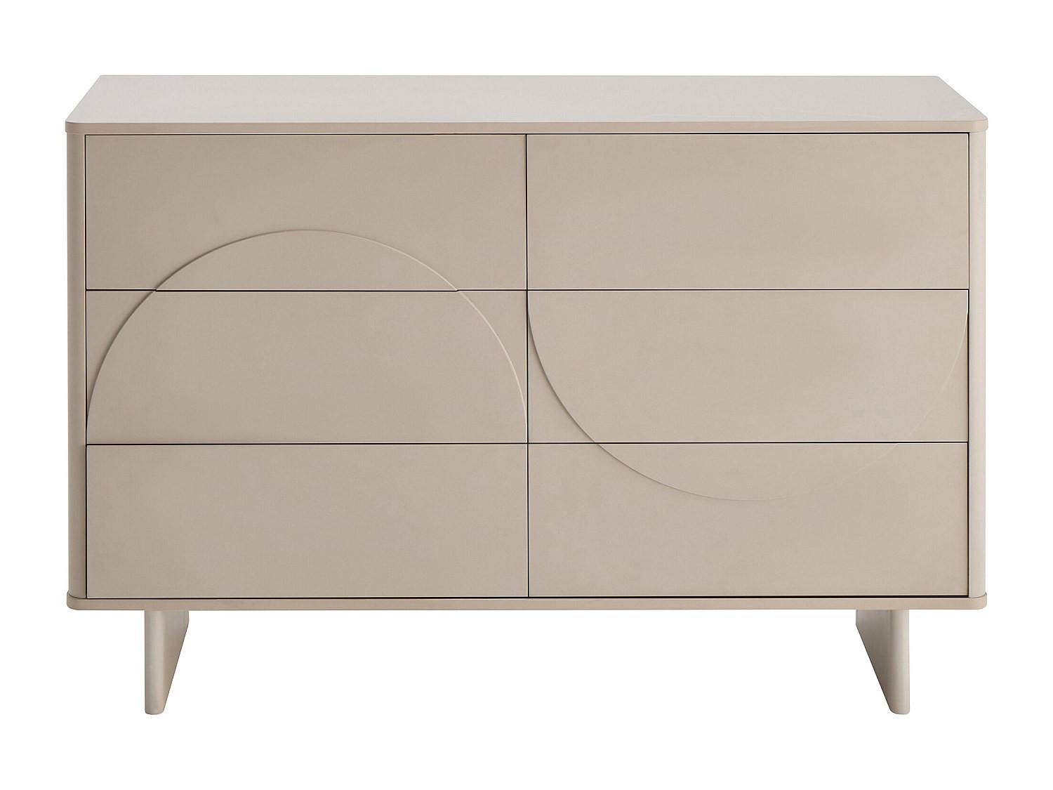 KOMMODE - 120 cm x 40 cm - holz - beige Delorina - Beige, Holz (120/81.3/40cm) - Vente-Unique