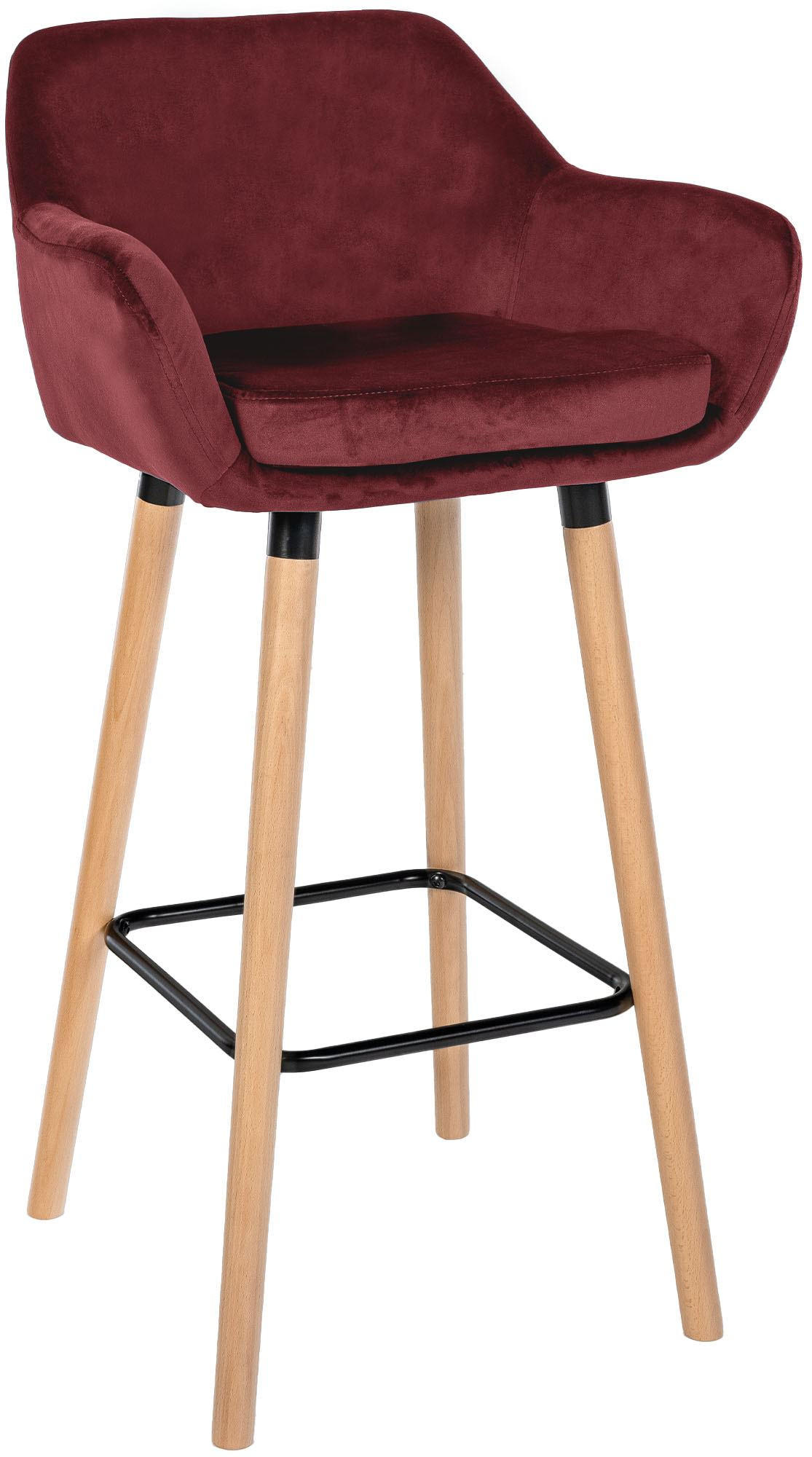 Deluke Barhocker Rot 55x99x46 cm