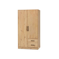 DREHTÜRENSCHRANK VANO 100/190/56cm 2-türig Eiche Artisan - Eiche Artisan, Holzwerkstoff (100/190/56cm) - MASSENO