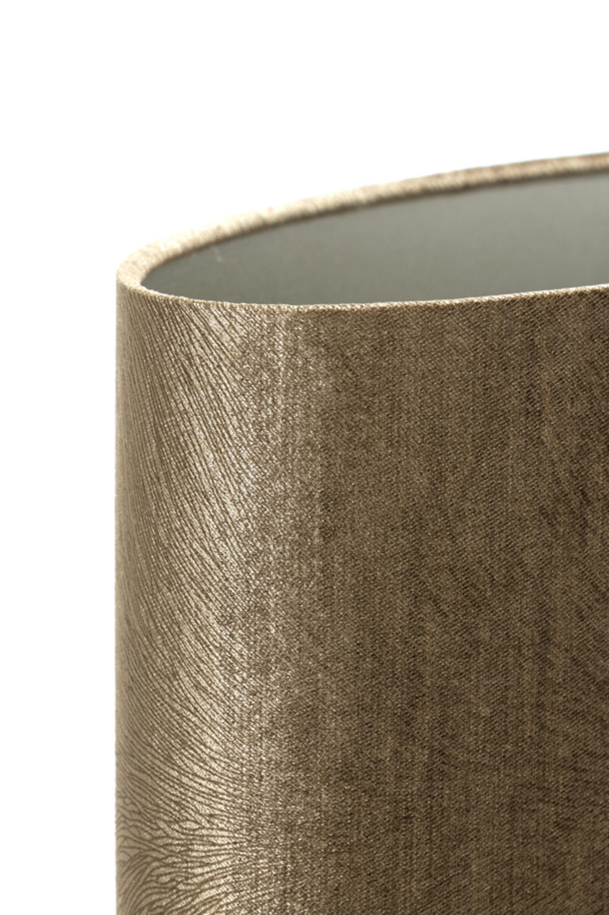 LAMPENSCHIRM Lubis Braun 45/21/22 cm - Braun, Textil (45/21/22cm) - Light & Living