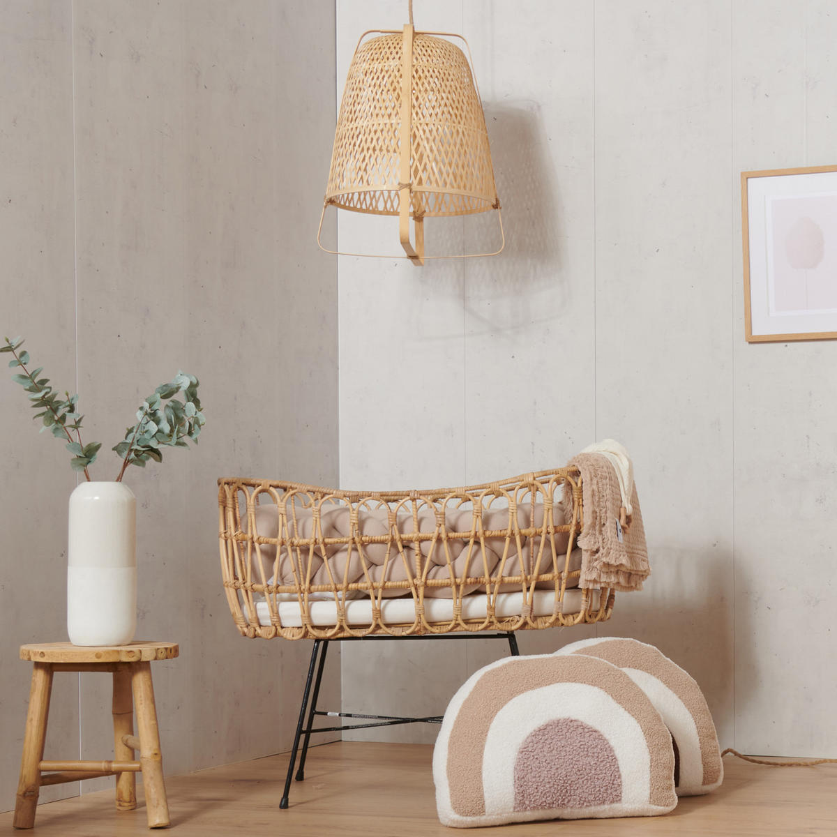 REGENBOGENKISSEN - Beige, Textil (40/30cm) - nordic coast company