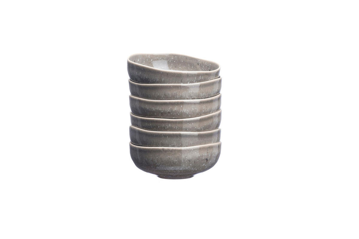 SCHALEN Stellar Ø11,5cm - 6er-Set - Betongrau - Grau, Keramik (11.5cm) - Björn