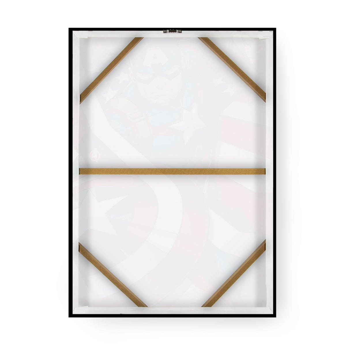 LEINWANDBILD Marvel Captain America - Leinwand 50x70cm - Multicolor, Holzwerkstoff (70/50cm) - Marvel