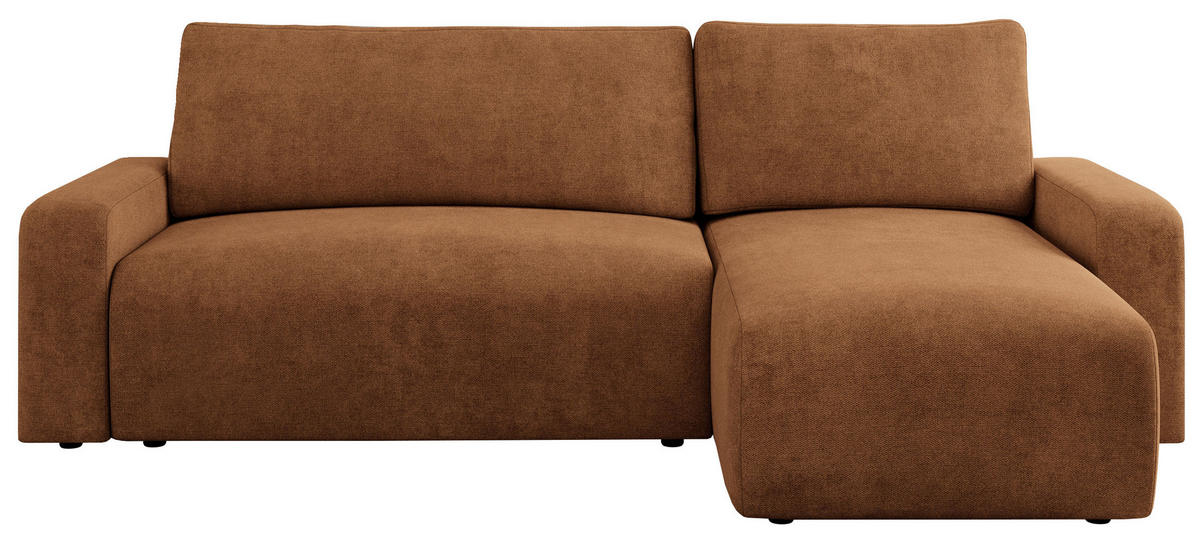 MKS ECKSOFA ARGOS Orange Struktur