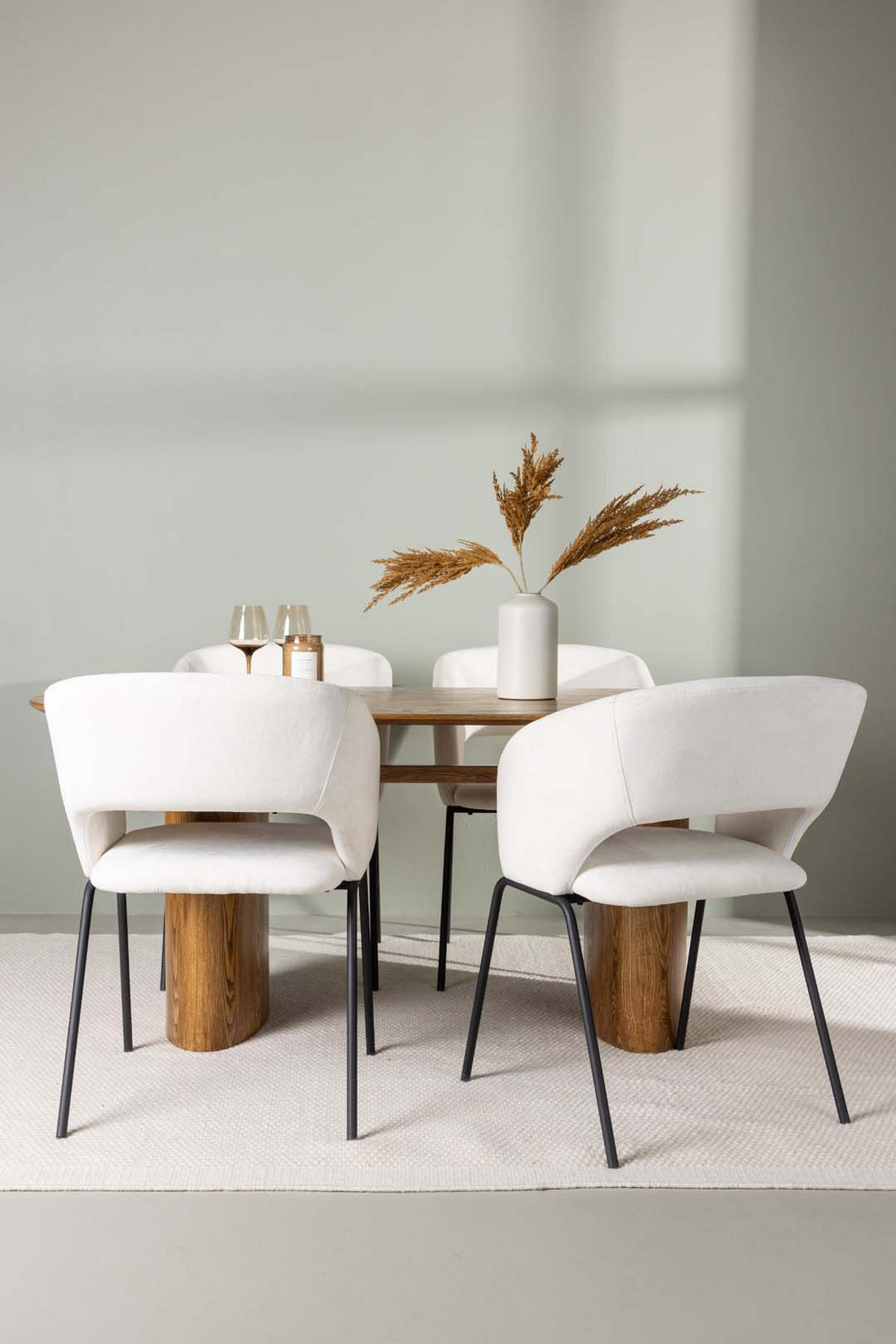 TISCHGRUPPE Natur - Naturfarben, Holzwerkstoff (90/75/180cm) - ebuy24