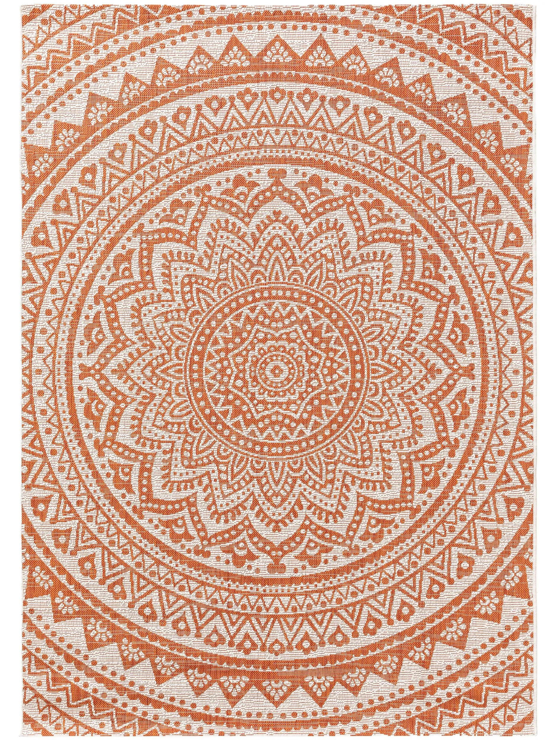 benuta VNITŘNÍ a venkovní koberec Cleo Oranžová 200x300 cm