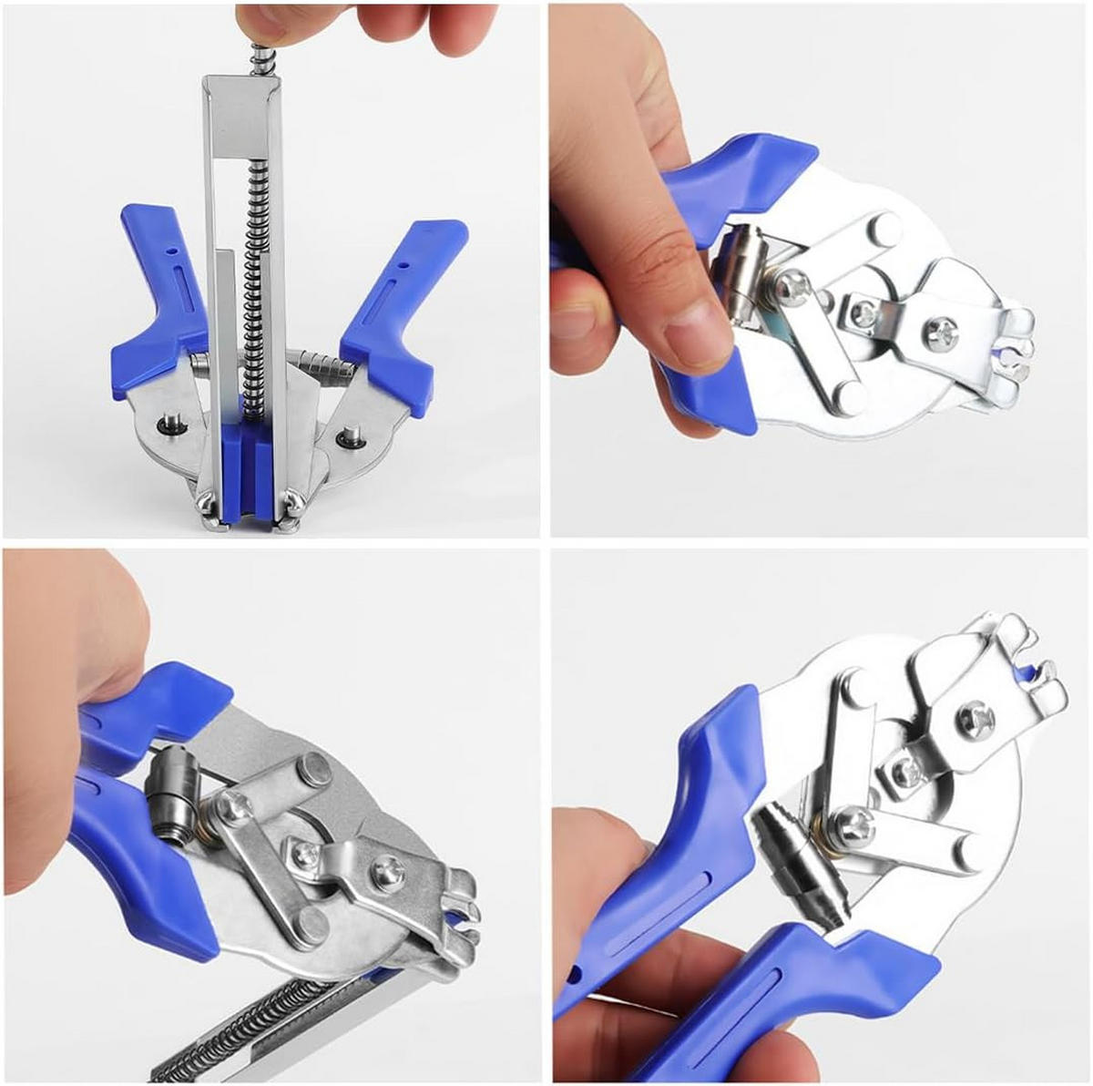 ZANGE – Inklusive 600 Krallen-Clips - Blau, Kunststoff (17.6/7/1cm) - DCA