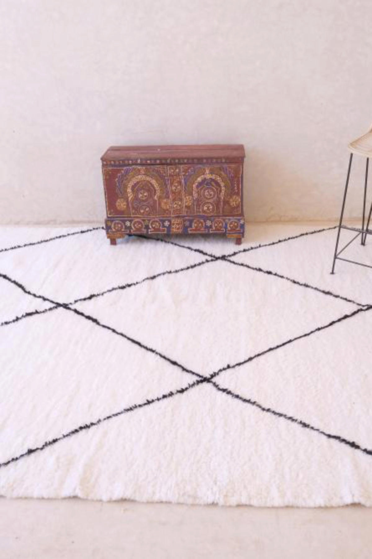 BERBERTEPPICH aus reiner Wolle 204x 304 cm - Weiß, Naturmaterialien (204/304cm) - AFK Living