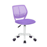 DREHSTUHL Lila - Lila/Weiß, Metall (38/85/39cm) - Urban Meuble