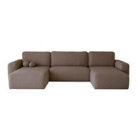 ECKSOFA Violett-Braun U ILO Mit Bettkasten Und Schlaffunktion - Braun, Textil (374/177cm) - Sepro Meble
