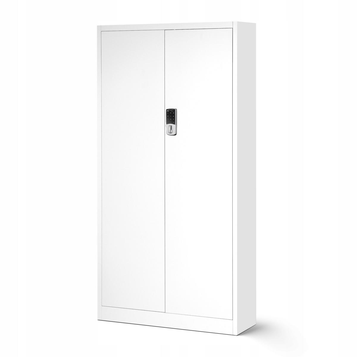 AKTENSCHRANK Daniel - Weiß, Metall (90/185/40cm) - Jan Nowak