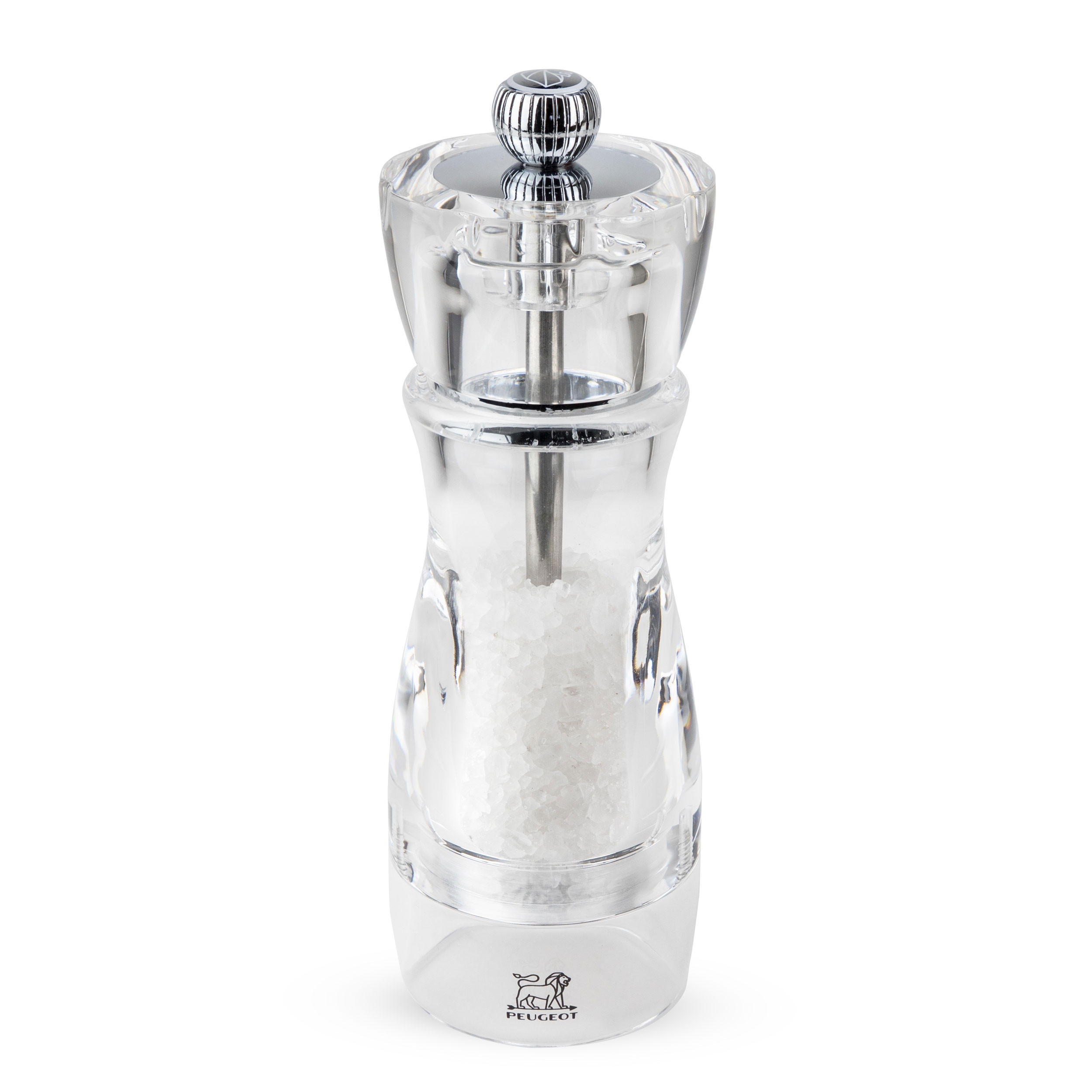 Peugeot Salzmühle Transparent 4.9x16x4.9 cm