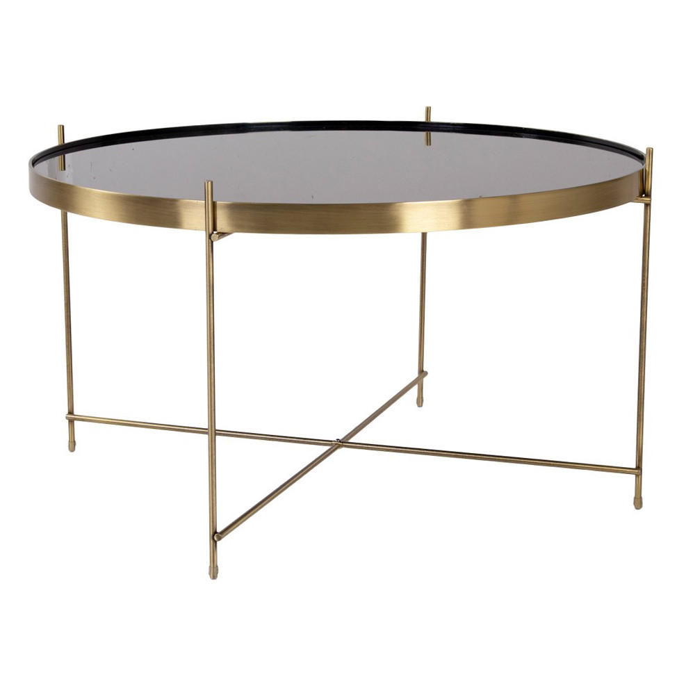 ebuy24 Couchtisch Gold 70x40x70 cm