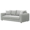 2,5-SITZER SOFA - Schwarz/Grau, Holz/Kunststoff (182/70/104cm) - home24