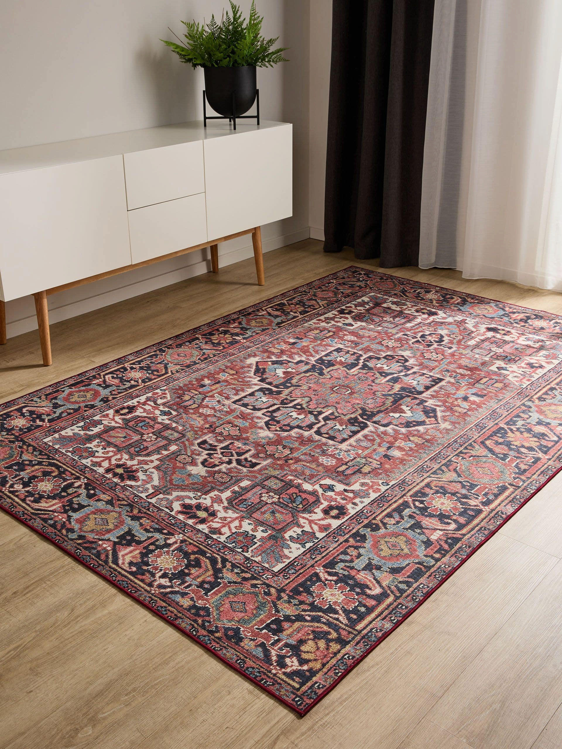 VINTAGE-TEPPICH George waschbar 160x230 cm - Multicolor, Kunststoff (160/230cm) - benuta