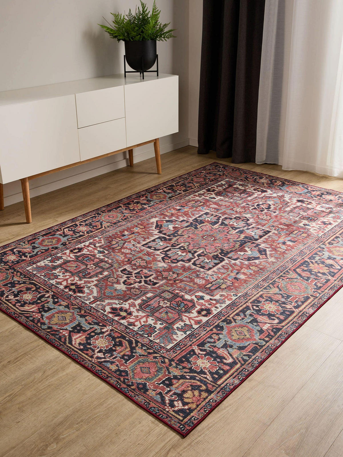 VINTAGE-TEPPICH George waschbar 240x340 cm - Multicolor, Kunststoff (240/340cm) - benuta