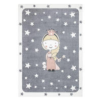 KINDERTEPPICH Anime 893 Grau 190x280 cm - Grau, Textil (190/280cm) - carpet city