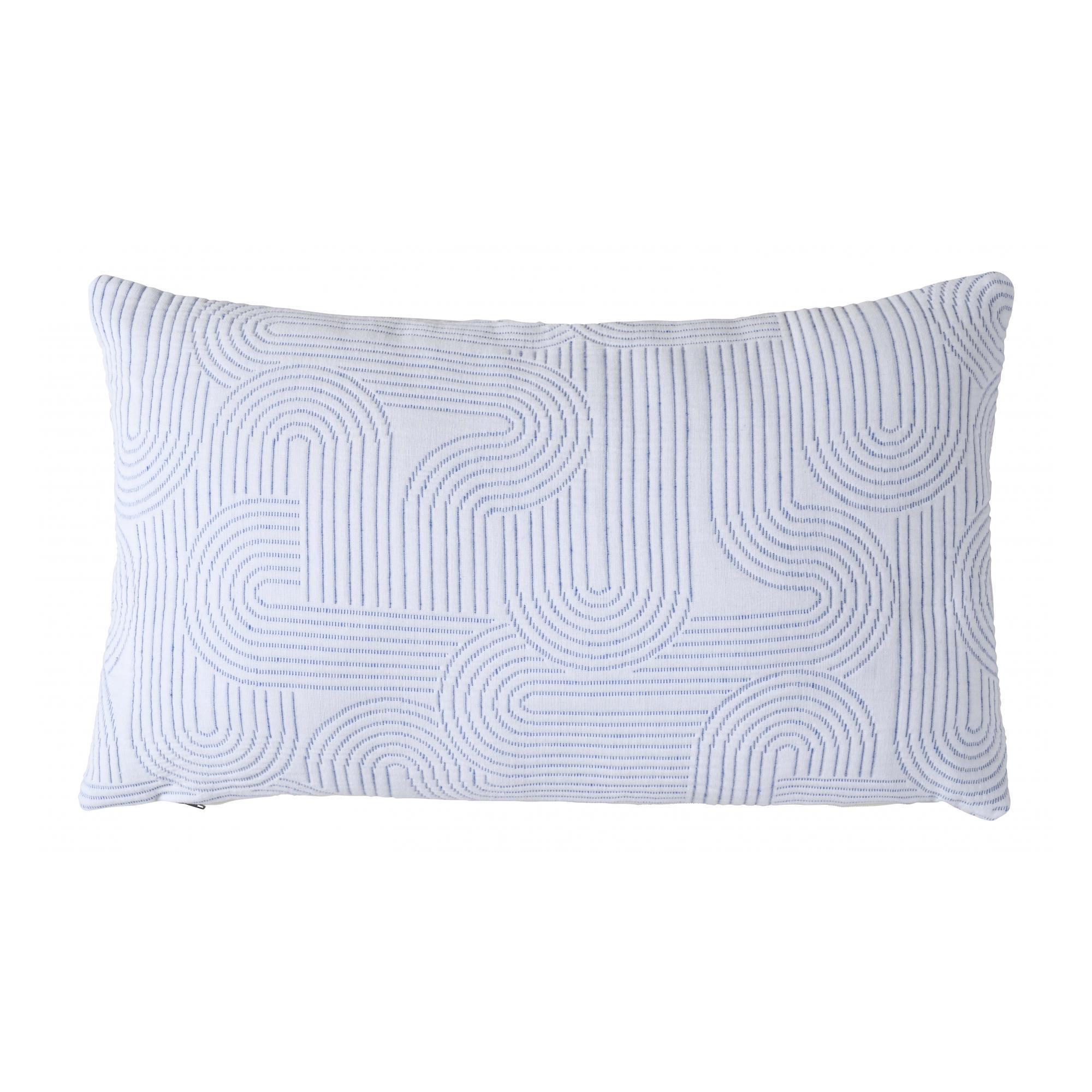 KISSEN Kiko indigoblau 30 x 50 cm - Dunkelblau, Textil (30/50cm)