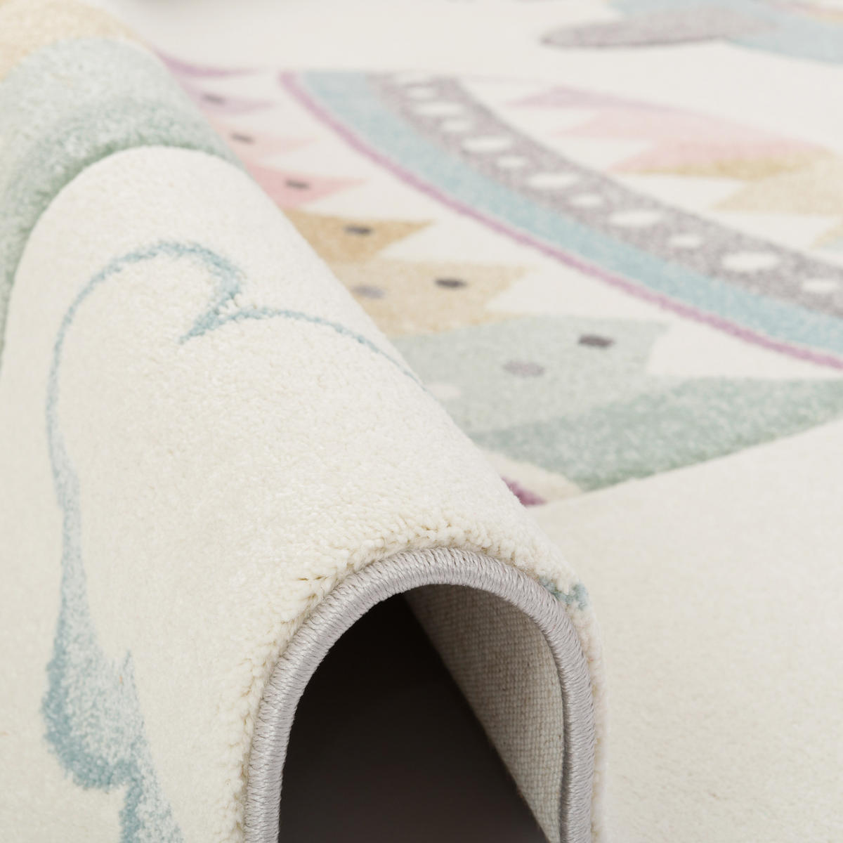 KINDER TEPPICH MAUI KIDS HEISSLUFTBALLON - Multicolor, Textil (120/170cm) - Pergamon
