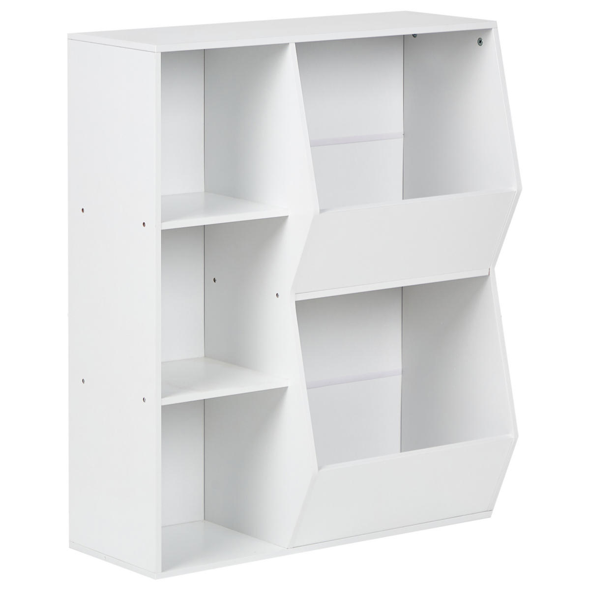 RAFT cu 3 niveluri 93 cm alb Darlot - albastru deschis/albastru, compozit lemnos (77/93/28cm) - Beliani