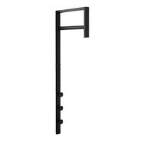 KLEIDERSTÄNDER Trento Metall Schwarz - Schwarz, Metall (30/82/3cm) - tinkaro