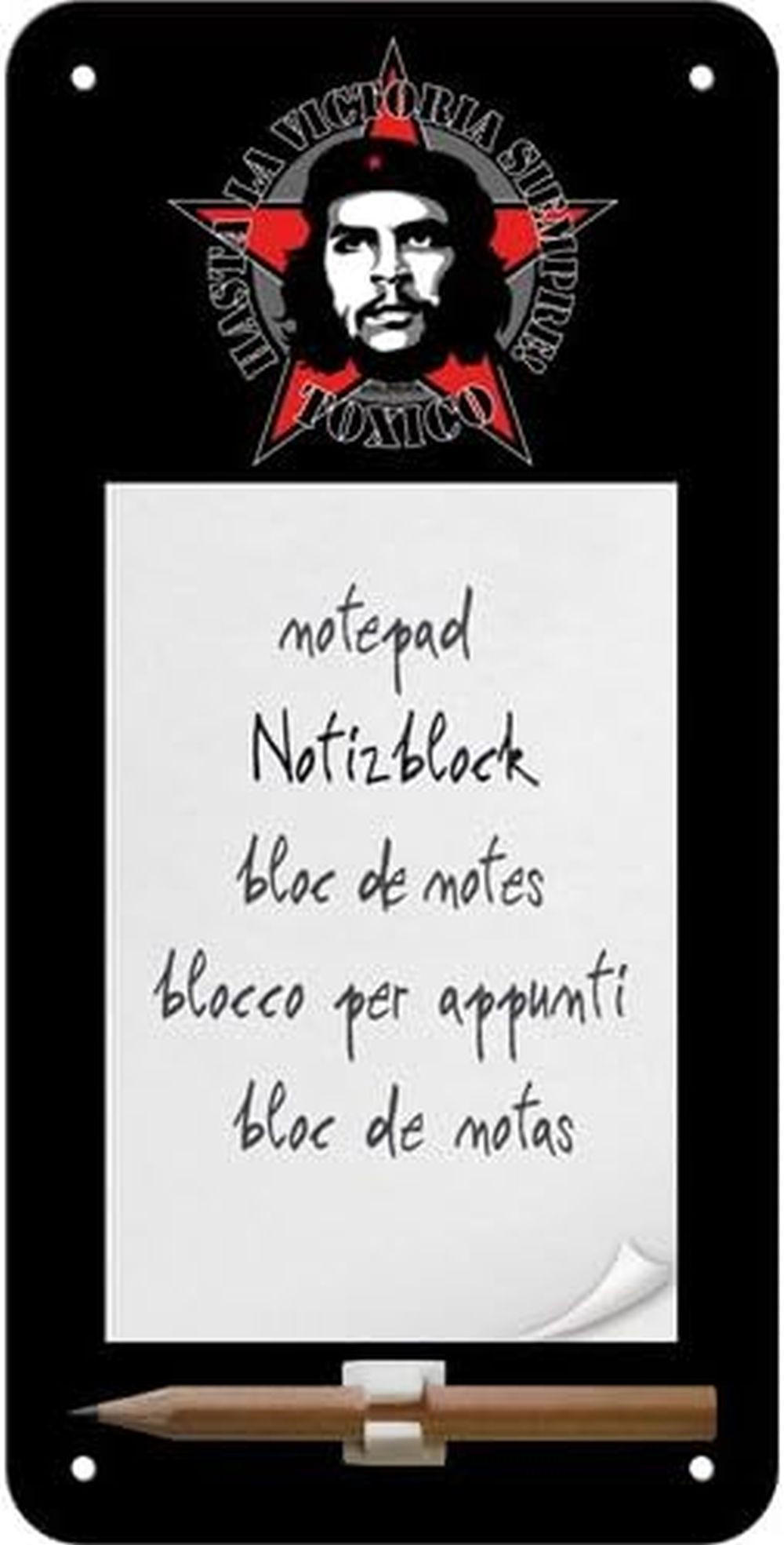 NOTIZBLOCKSCHILD Che Guevara - Multicolor, Metall (10/1/0.9cm) - Nostalgic-Art