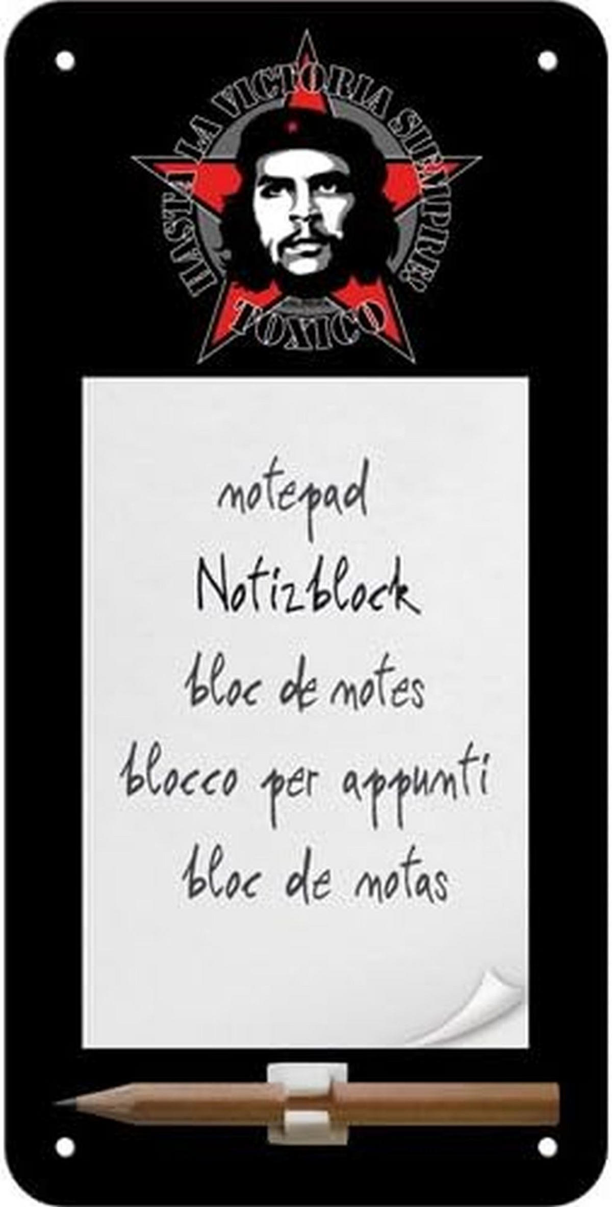 NOTIZBLOCKSCHILD Che Guevara - Multicolor, Metall (10/1/0.9cm) - Nostalgic-Art