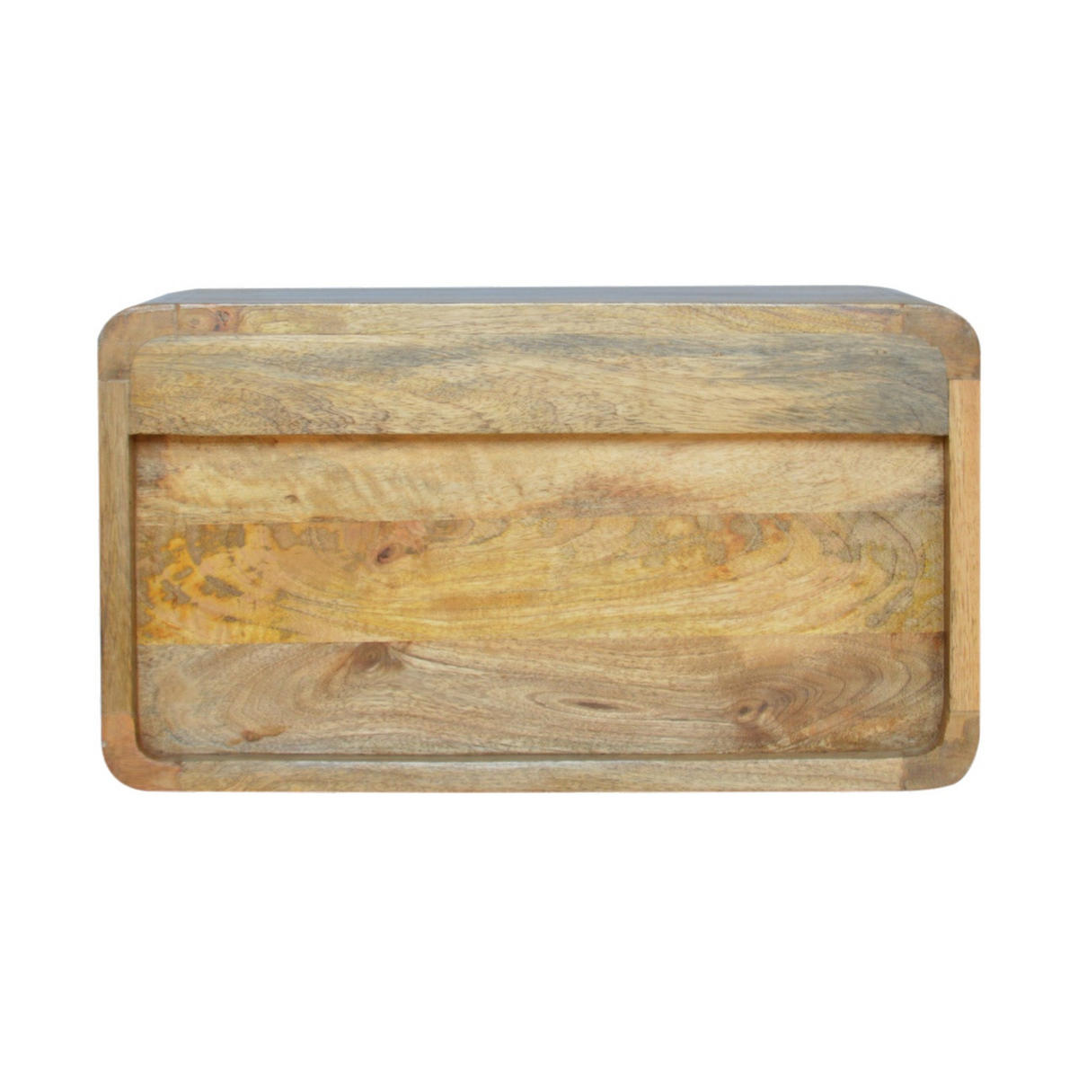 NACHTTISCH mit Schubladen - Messingfarben/Braun, Holz/Metall (45/25/32cm) - Artisan Furniture