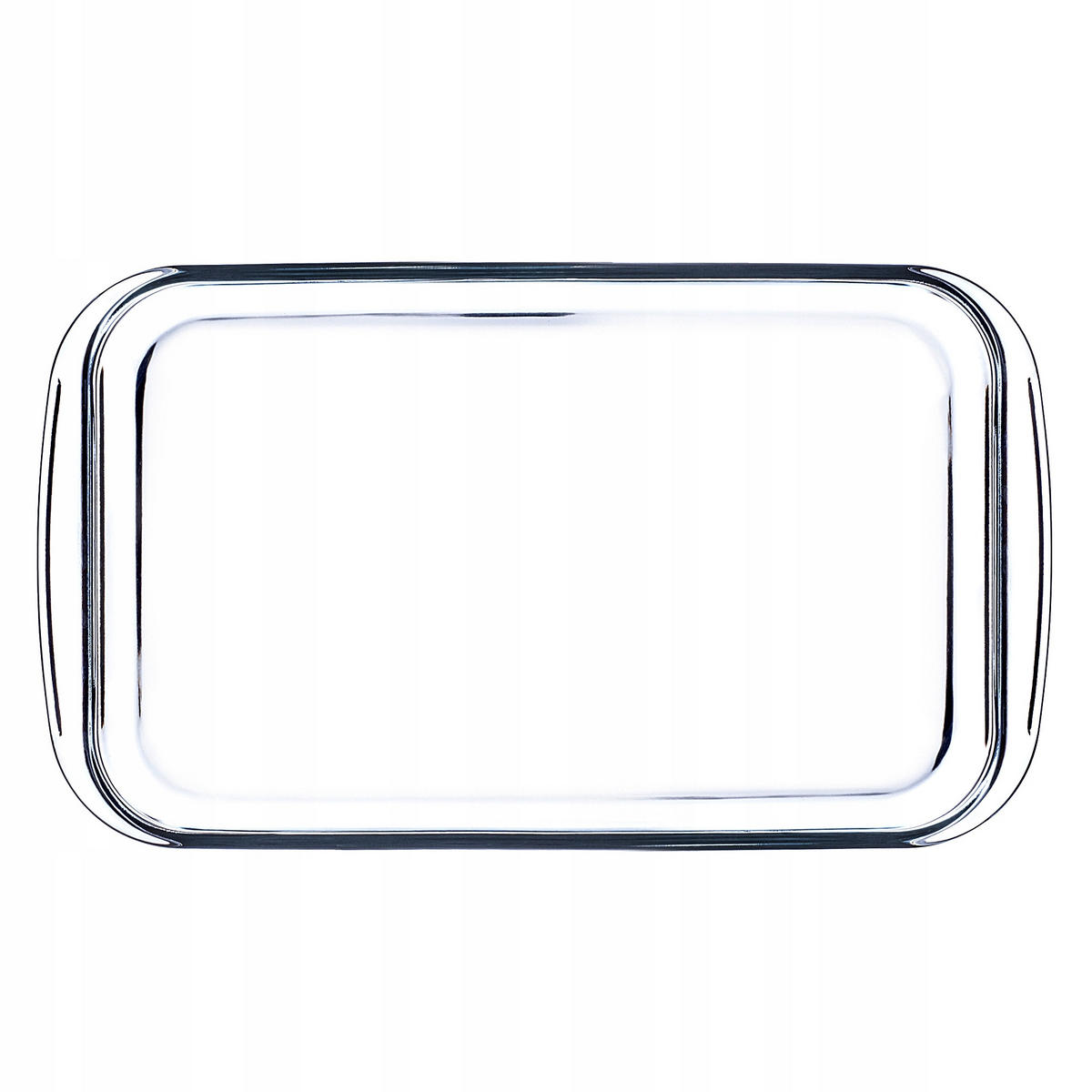 AUFLAUFFORM, 2.2L, Rechteckig - Transparent, Glas (13/36/28cm) - KADAX