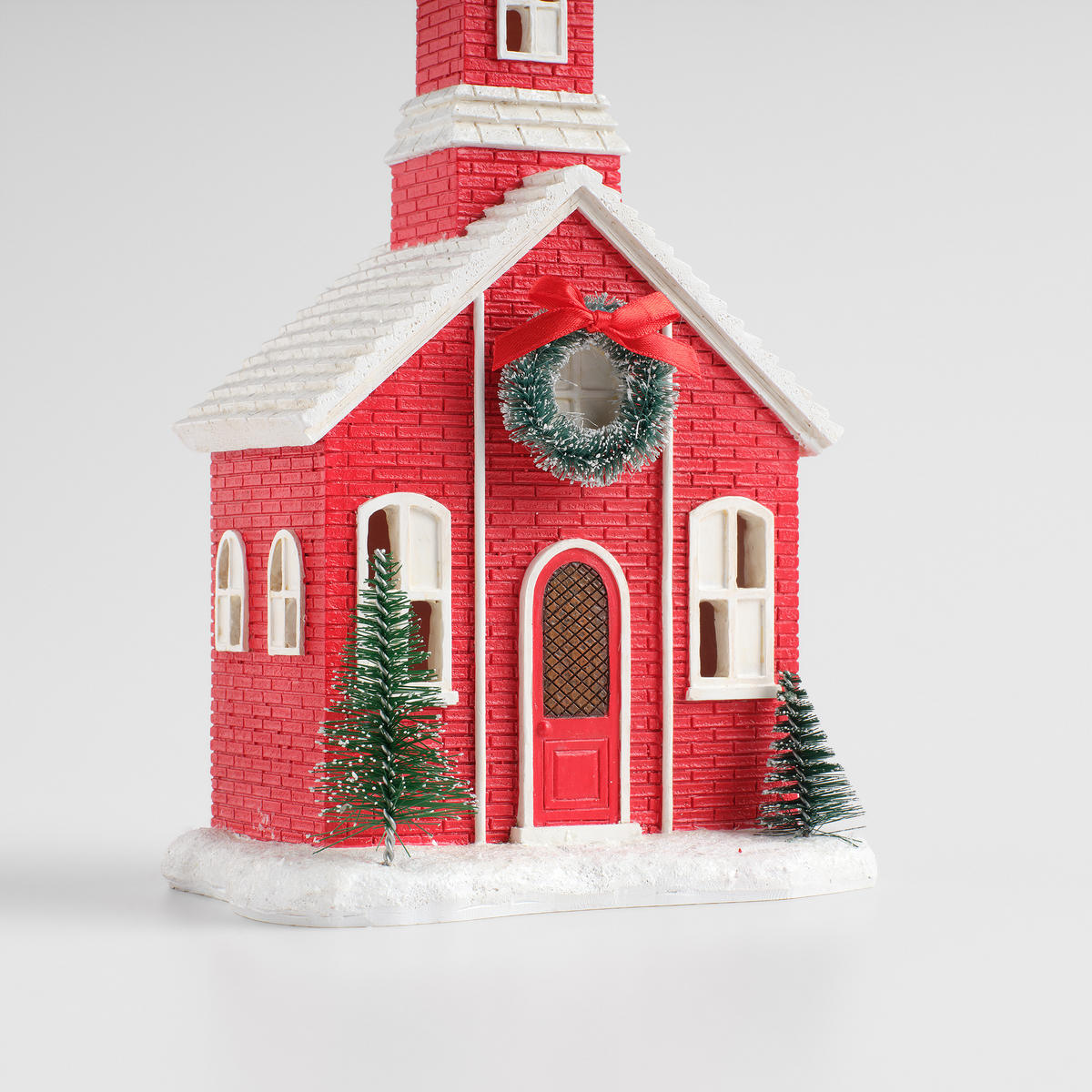 LEDFIGUR Gracehall, Rot, 27x10,5x14,5 cm, Dekorative Weihnachtsdeko - Rot, Kunststoff (10.5/27/14.5cm) - home&you