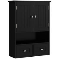 HÄNGESCHRANK Schwarz 1 Stück - Schwarz, Kunststoff (50.8/66/17.8cm) - GiPP