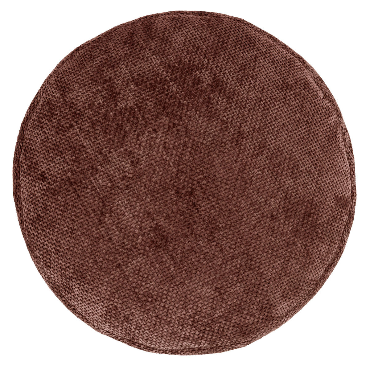 POUF aus Chenille Milano - Bordeaux, Textil (55/35/55cm) - icon