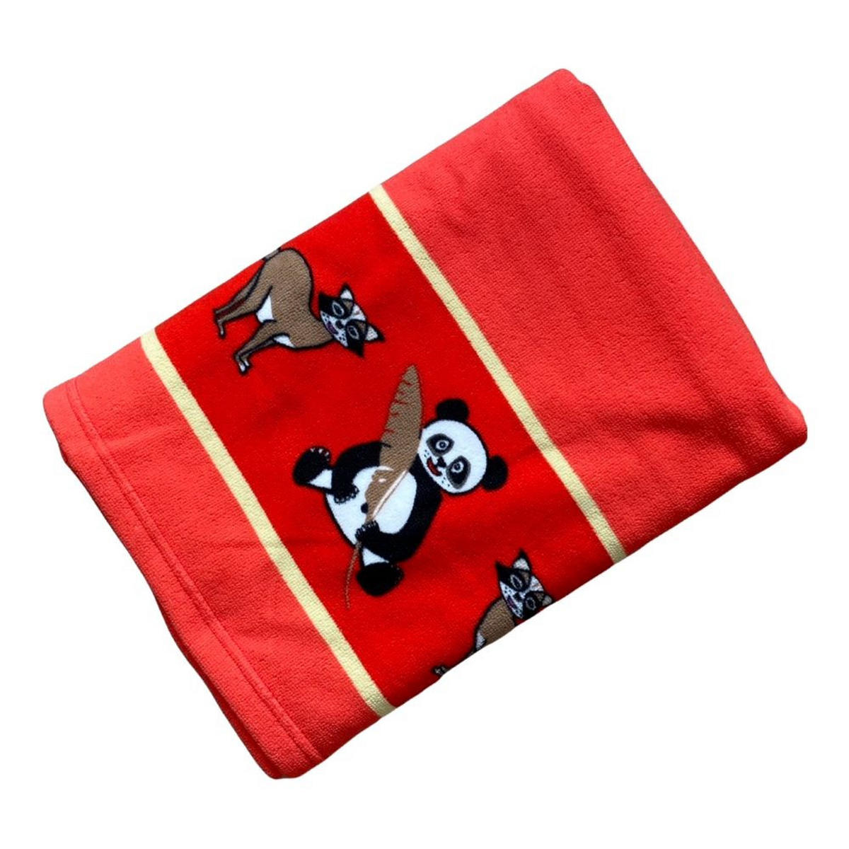 MIKROFASER-STRANDTUCH Kind Baignade - Rot, Textil (70/140cm) - LE COMPTOIR DE LA PLAGE