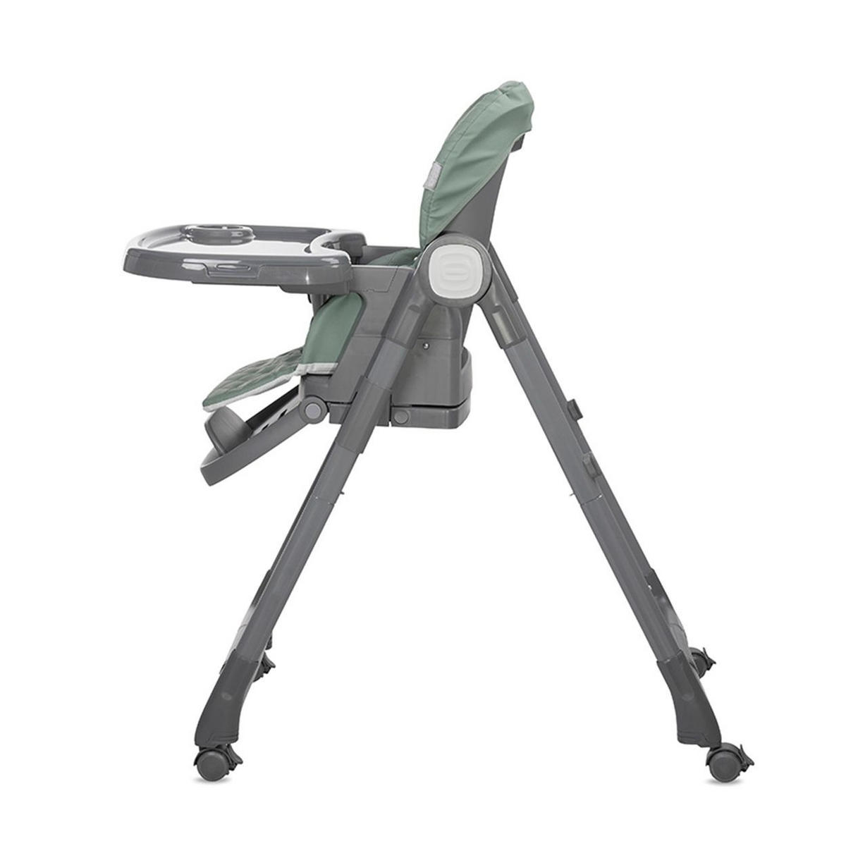 HOCHSTUHL Chef 3 in 1 grün klappbar Kinderstuhl Booster-Sitz Fußstütze - Grün, Kunststoff (53/109/84cm) - Lorelli